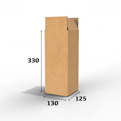 Картонная коробка 130х125х330 бурый - 5 кг 01538 фото