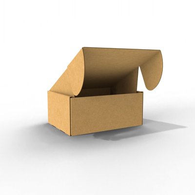 Самосборная коробка 240x170x100 бурая - 1 кг стандарт 02007 фото