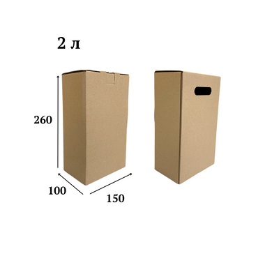 Коробка для Bag-in-Box обьем 2л 150х100х260мм 01515 фото