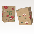 Коробка для яблучного соку Bag-in-Box обьем 3 л 168х98х210 мм
