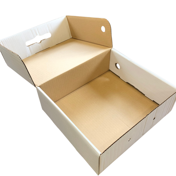 Самозбірна коробка для одягу 360х320х115 біла 02095 фото