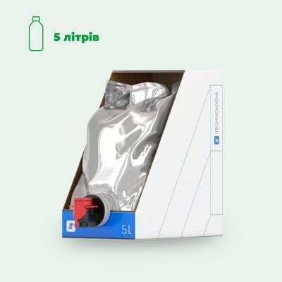 Упаковка для рідких продуктів Bag in Box 5л з "T-Tap" краником