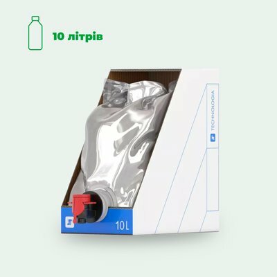 Упаковка для рідких продуктів Bag in Box 10л з "T-Tap" краником (холодний розлив)