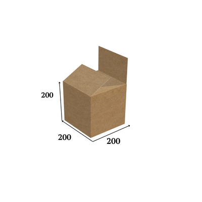 Картонна коробка 200 х 200 х 200 Т-23С бурий 159981 фото