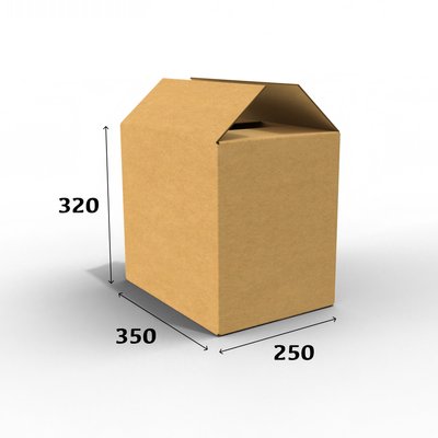 Картонная коробка 350 х 250 х 320 Т-22С бурый 01532 фото